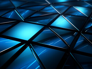 Abstract digital technology comes to life in a 3D rendering.