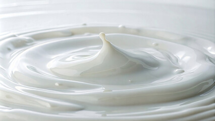 Milk splash on black and white backgrounds with a creamy texture, representing freshness and health