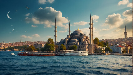 The magnificent city of Istanbul Türkiye - obrazy, fototapety, plakaty