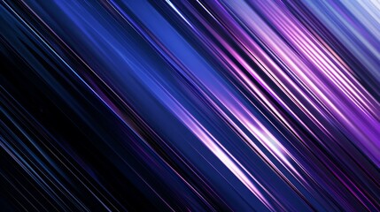 Diagonal streaks of blue and purple light with varying degrees of brightness and saturation, creating an abstract and dynamic composition - obrazy, fototapety, plakaty