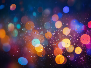 3D illustration showcases a colorful backdrop adorned with curved lines and waves.