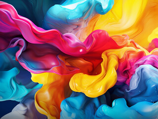 Abstract paint background design elements are showcased in vector illustration.