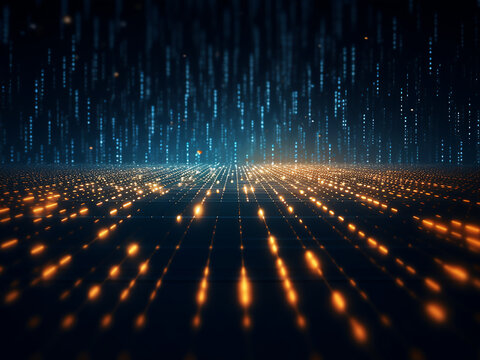 A digital dreamscape emerges, with pulsating lines symbolizing interconnectedness.