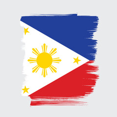 Flag of Philippines, vector illustration 