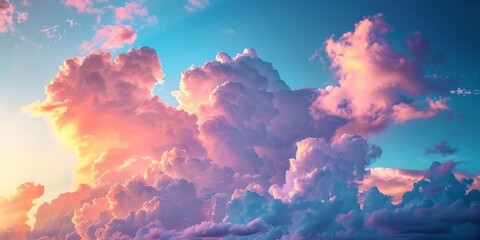 colorful sky and clouds