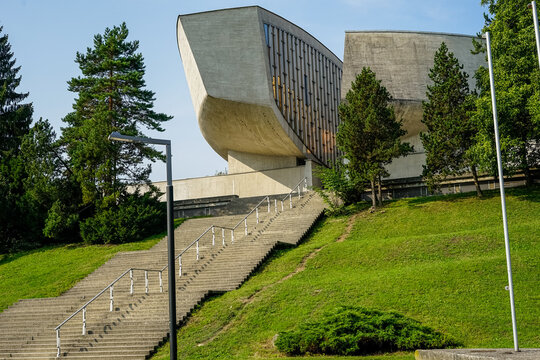 Museum of the Slovak National Uprising in Banska Bystrica, Slovakia