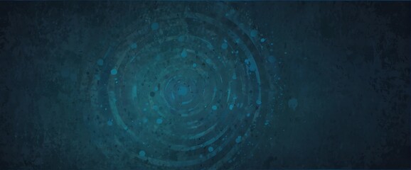 Blue color gradient spirals circles texture grunge rough abstract retro concept background illustration art design from Generative AI