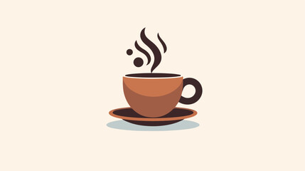 Coffee sign vector for website symbol icon presenta