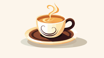 Coffee sign vector for website symbol icon presenta