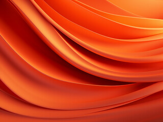 Illustration showcases vibrant 3D-rendered orange backdrop.