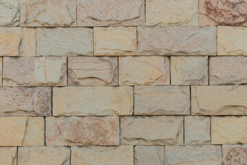 Brick Sand Retro Color Stone Wall Masonry Texture Background Rough Brickwork Solid Structure