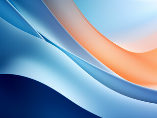 Abstract blue tones infuse the paper color background with elegance. - obrazy, fototapety, plakaty