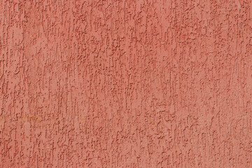 Red-brown plaster bark beetle wall stucco abstract pattern rough surface texture solid background