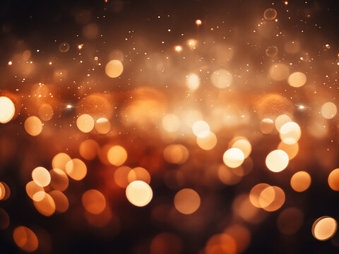 Soft lights in the background create a pleasing bokeh effect.