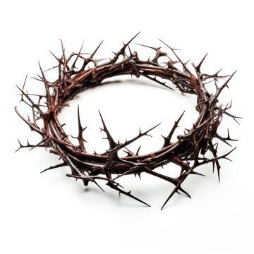Crown of Thorns An Iconic Symbol of Sacrifice and Redemption in Christianity, Signifying the Ultimate Act of Love and Devotion.