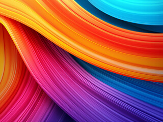 Colorful abstract background offers an unutilized space for text.