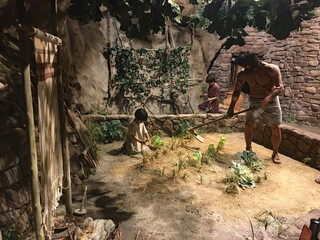 display of ancient cultivation