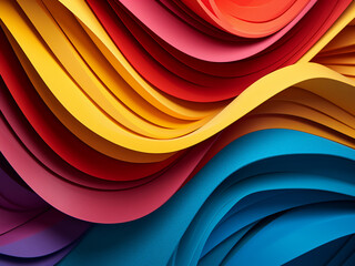 Fototapeta premium Background 8 showcases colorful paper in an abstract composition.