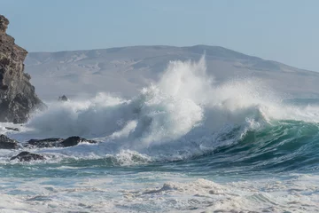 Photo sur Plexiglas les îles Canaries jumping waves