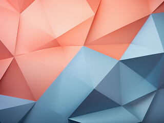 Wallpaper features genuine paper texture with polygonal design.
