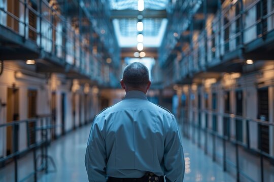A parole officer monitoring a released offender