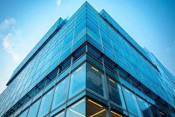 Obraz premium The architecture of a contemporary business building