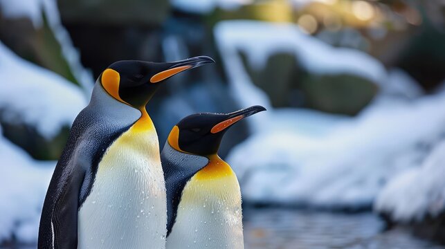 a pair of penguins