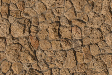 Rough Brown Stone Floor Texture Solid Background Wall Pattern