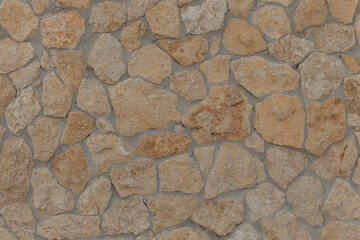 Rough Brown Stone Floor Texture Solid Background Wall Pattern Mosaic