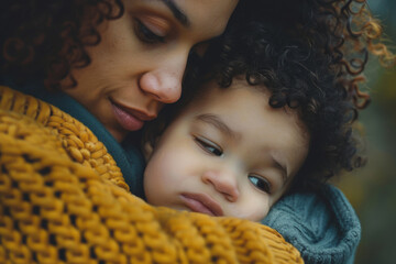 Mental Health Matters: Woman holding a baby