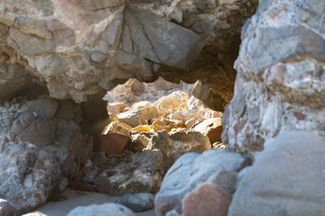 Rocky Portal at Cabo de Gata, Andalusia Rugged Coastline