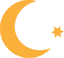 초승달, 달과 별, 