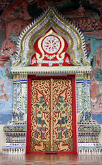 Fototapeta na wymiar Temple Door, Thailand