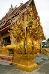 Fototapeta premium Naga outside Temple