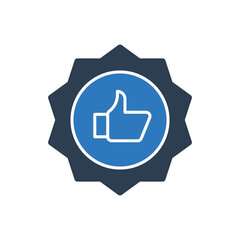 Thumbs Up Icon - Badge Icon