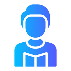 teacher gradient icon