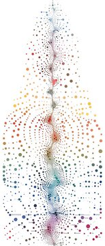 A diagram of a DNA microarray, used for measuring the expression levels of thousands of genes simultaneously