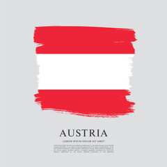 Flag of Austria, vector illustration 