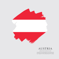 Flag of Austria, vector illustration 