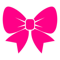 pink ribbon bow icon