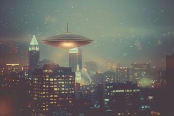 unidentified flying object in the sky