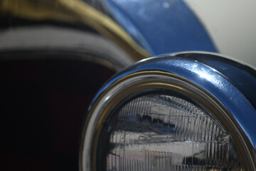 Antique Car  Headlight Hood