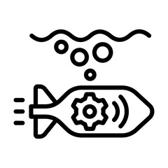 Autonomous Underwater Vehicles  Icon