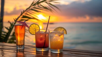 I am thinking of enjoying some refreshing summer cocktails while watching the sunset at a luxurious...