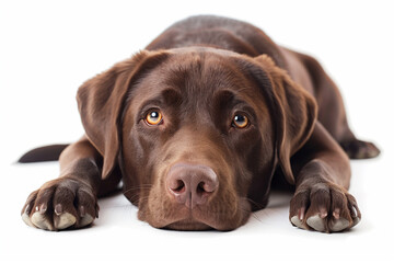 dog isolated on white background 