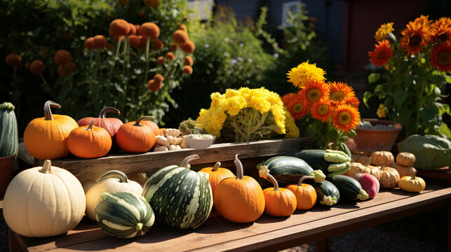 pumpkins and gourds  high definition(hd) photographic creative image

