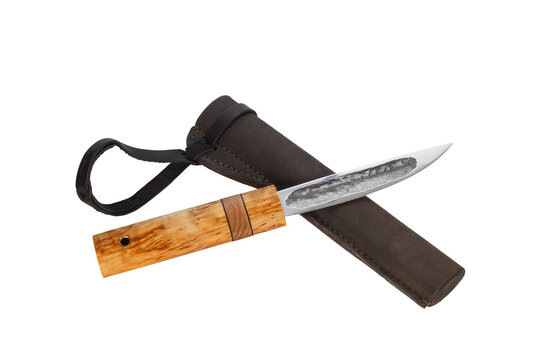 Yakut hunting knife and scabbard