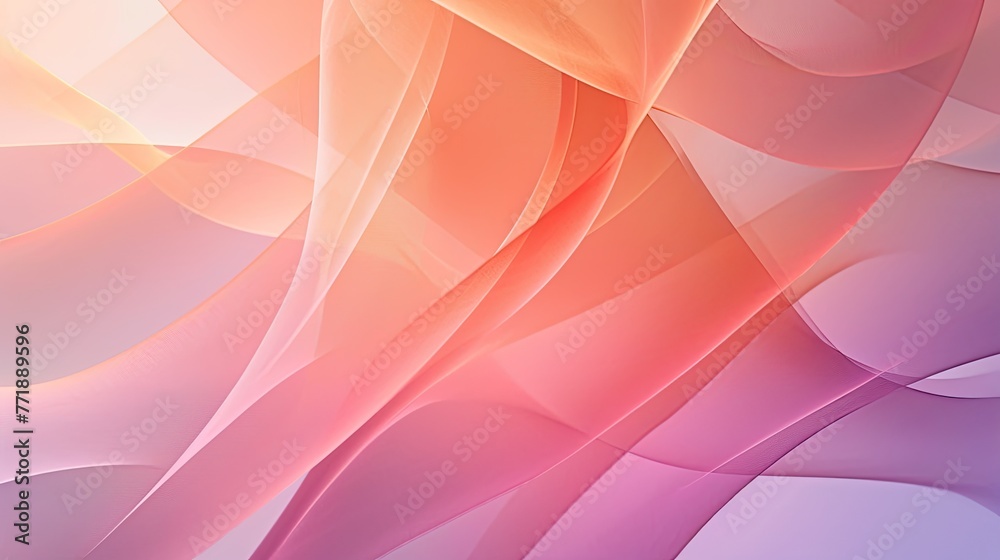 Leinwandbilder layers of translucent shapes in an abstract background, abstract background featuring translucent sh