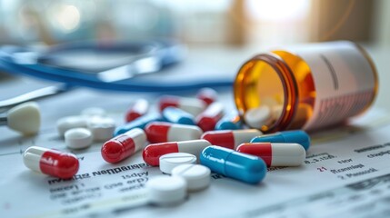 Medical, medical, syringes, bottles