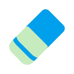 eraser duo tone icon